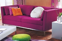 Rózsaszín kanapé